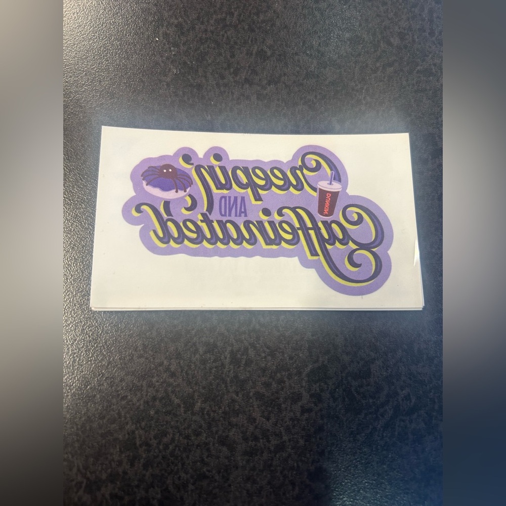 Dunkin’ Donuts Spider Donut Tattoos 🕷️ 🍩